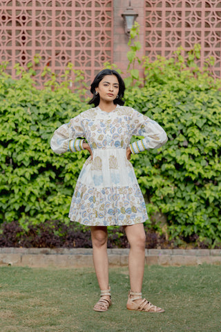 Still Hand Block Dress