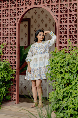Still Hand Block Dress