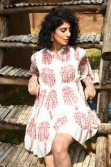 Short Dress - Khajur Tree Print