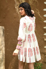 Short Dress - Khajur Tree Print