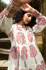 Short Dress - Khajur Tree Print