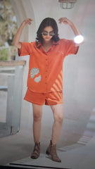 Poppy Peach Cord-Set