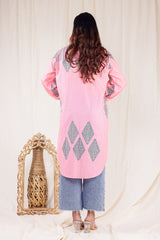 Pink Delight Hand Block Print Tunic